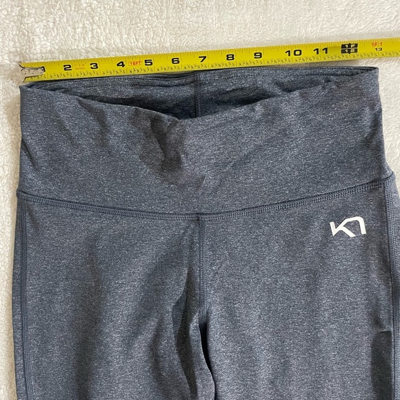 KARI TRAA Legging Medium Women Gray Textured - Picture 7 of 9
